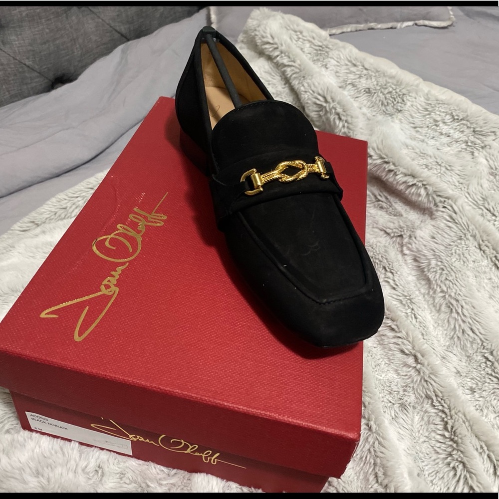 ADONIS BLACK SUEDE LOAFER BRAND NEW!!!